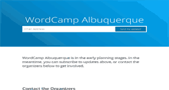 Desktop Screenshot of albuquerque.wordcamp.org